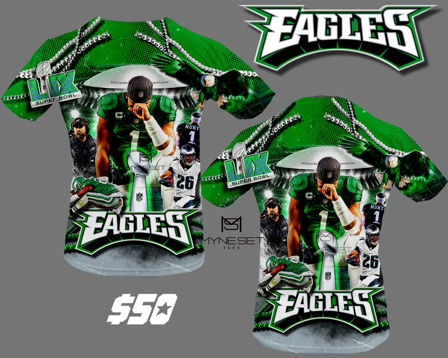 Eagles Allover Shirt 1-2025