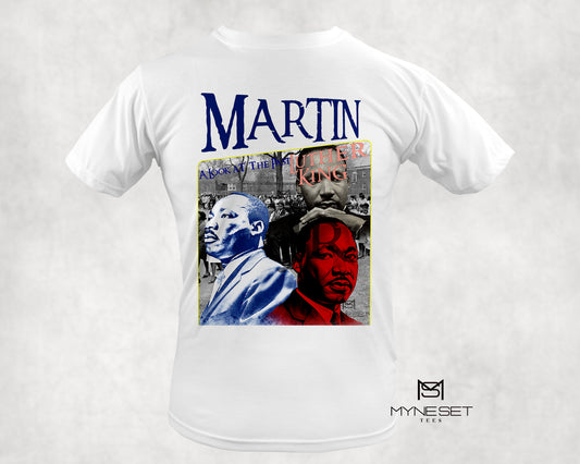 Martin Luther King Centered Front T-Shirt Design